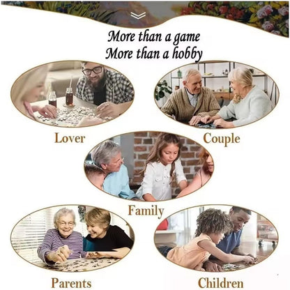 Puzzle 1000 Teile Katzen Landschaft – Klassisches Jigsaw Puzzle für Erwachsene, Farbenfrohes Familienspiel & Home Deko
