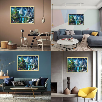 Puzzle 2000 Teile Erwachsene – Verzauberte Welt Landschaft, Großformat 70x100 cm, Anspruchsvolles Jigsaw Puzzle Geschenk ab 14 Jahren