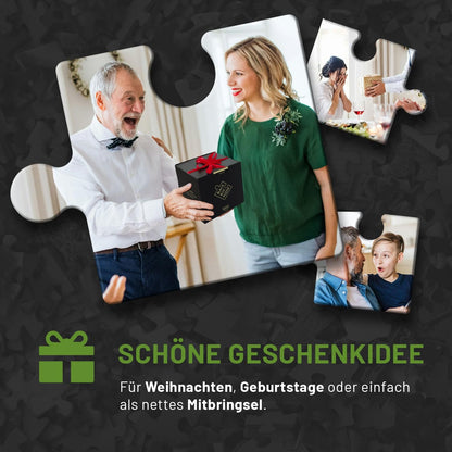 Black Box Puzzle 1000 Teile – Unmögliches Puzzle ohne Vorlage, Überraschungsmotiv, Schweres Denkspiel ab 14 Jahren