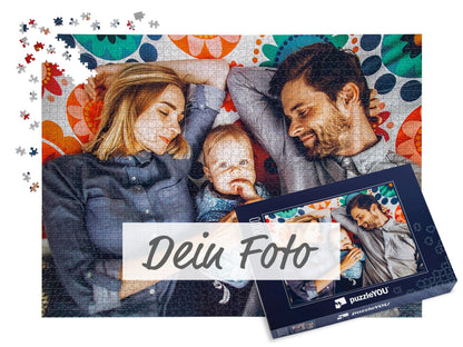 Fotopuzzle 2000 Teile selbst gestalten – Individuelles Puzzle mit eigenem Bild, personalisiert bedruckt, Geschenkidee