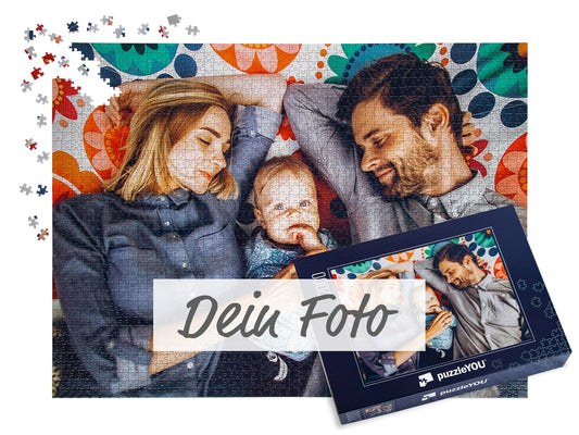 Fotopuzzle 2000 Teile selbst gestalten – Individuelles Puzzle mit eigenem Bild, personalisiert bedruckt, Geschenkidee