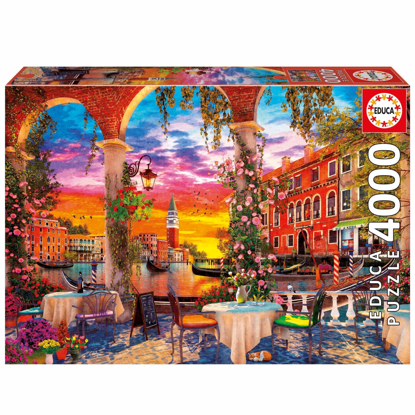 Educa - 4000 Teile Puzzle für Erwachsene | Venedig. Beinhaltet den Service für verlorene Teile. Maße: 136 x 96 cm. Ab 14 Jahren (20313)