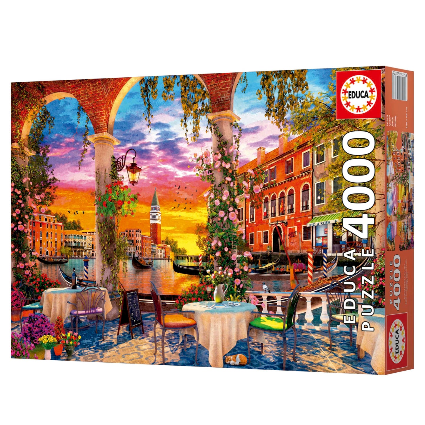 Educa - 4000 Teile Puzzle für Erwachsene | Venedig. Beinhaltet den Service für verlorene Teile. Maße: 136 x 96 cm. Ab 14 Jahren (20313)
